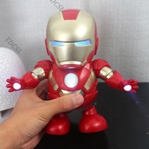 어벤져스 아이언맨 스파이더맨 범블비 피규어 헬멧 댄싱 히어로 춤추는 발광 로봇 핫토이 4684343167, 충전금춤추기진천주