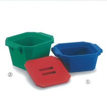 사각 아이스 버킷 Ice Bucket with Cover 2.5L 4.5L, Blue