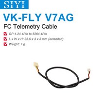 자동차 접지케이블 차량 플러스 접지선 SIYI FC Telemetry Cable with PIX Ground Unit for Commercial and, 05 VK-FLY V7AG Cable