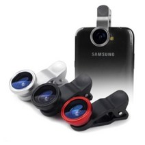 3in1 스마트폰용 광각렌즈 LIE Q-1, 블랙, 블랙