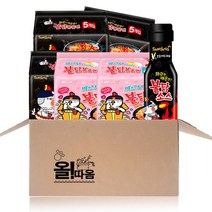 올따옴) 불닭볶음면 15개+까르보불닭볶음면 8개+불닭소스200g, 1개