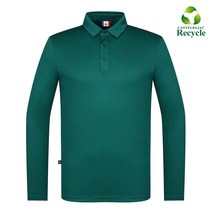 까스텔바작 BGAFTS403GR 남성 리사이클링 긴팔 카라 티셔츠