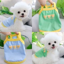 사랑스러운 여름 애완 동물 강아지 옷 3 곰 인쇄 고양이 재미 있는 의류 민 셔츠 디자이너 조끼, 01 녹색, 05 XL