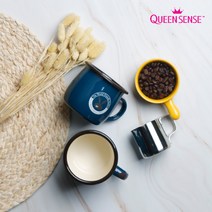 퀸센스 리틀레빗 법랑 머그컵 380ml (4color), 네이비