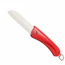 다기능 휴대 포켓 껍질 세라믹 주방 과일 접어 칼 붙이 커터 필러 피크닉 점심 가방 상자 야채 컷 슬라이스, 03 Red