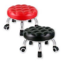 앉은뱅이 회전의자 엠보 이동의자 블랙