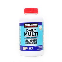커클랜드 데일리 멀티비타민1 515mg x 500정 코스트코, 상세페이지 참조, 상세페이지 참조