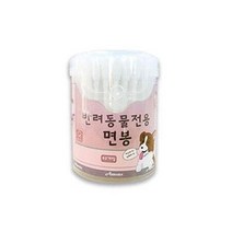 말티즈 눈물자국 면봉 반려동물 전용 강아지 귓밥 (80개입) 눈곱 청소 애완견 사료, 상세페이지 참조