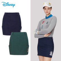 디즈니골프 여성 사이드 포켓 와펜 스커트 DI3LCR700