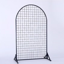 철망 액세서리 진열대 매대 메쉬망 스탠드 철제 렉, 사각형 200X100cm