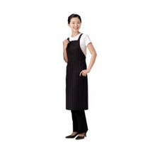 스트라이프 미디 앞치마 1p 미용실 네일샵 유니폼 (미용사앞치마 미용앞치마 앞치마 미용실유니폼 헤어디자이너앞치마), 본상품
