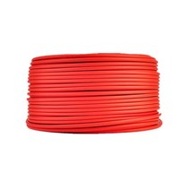 전기선 태양광 케이블 2.5mm2 4mm2 6mm2 태양광 발전 케이블 와이어tuv 케이블 pv 패널 연결 레드 블랙 xlpe 재킷, 빨간색, awg9-6mm2, 15m