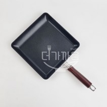 코코사각 후라이팬 계란말이팬 부침요리 코팅 사각팬 프라이팬, 1개, 대(230x230mm)