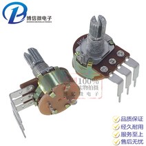 5pcs WH148 3pin 스위치 15MM 벤드 발 5K 10K 50K 100K 500K B5K B10K B100K B500K 전위차계, 10K 옴