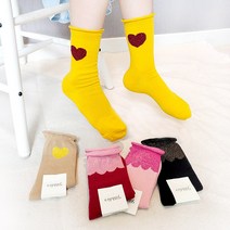 따블리에 반짝이 아동 양말 5종 세트