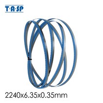 작업수공구 목공톱 전기톱 쇠톱 톱날 TASP 2240x6.35x0.35mm Bandsaw 블레이드 88-1/4 "x 6 TPI 목공, 01 TPI 6