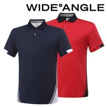 [정품] 와이드앵글 (최초가 119 000원) (WMM20216) 남성 플레그 라인 냉감 요꼬 티셔츠, 100