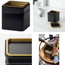 찻잎 커피 원두 건조식품 보관함 용기 미니 틴 케이스 차통 커피통