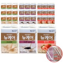 뉴케어 구수한맛+검은깨+딸기맛 3가지맛 10팩씩 30팩 일반 노인 환자 영양식, 200ml