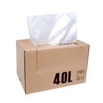 (에스디) 사각롤형 쓰레기봉투/분리수거 비닐봉투, 60매입-투명, 40L1개