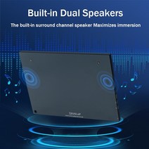 ZEUSLAP휴대용 모니터 156 FHD IPS USB 타입 C 노트북 휴대폰 XboxSwitch 용 여행용 디스플레이, 01 Black