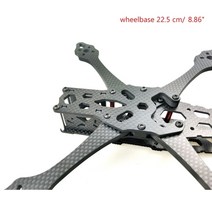 QAV-S 5 인치 프레임 RC 레이싱 FPV Traverser for FreeStyle All-탄소 섬유 가을 방지 H8WD, 한개옵션0