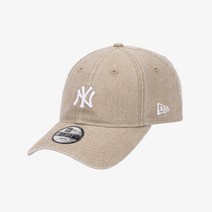 [뉴에라 키즈] 13570658 MLB 워싱 뉴욕 양키스 언스트럭쳐 볼캡 트윌 베이지 아동모자