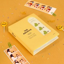 아이코닉 아카이브 인생네컷 사진 앨범 포토북 사진첩, 커스터드 옐로우
