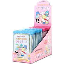 산리오 내 마음을 읽어봐 우정 질문카드/100가지 질문 랜덤카드 놀이카드, (60팩/1박스), 혼합색상