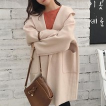 모링UR psy ss 간절기인기상품봄신상신상데이트룩루즈핏후드모직코트Etf353