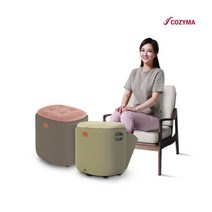[코지마] 스툴형 발/종아리 마사지기 코지스툴(로즈브라운/샌드베이지), 색상:로즈브라운, 로즈브라운