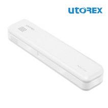유토렉스 퍼펙트케어 충전식 휴대용 UV-C 건조 이중살균 칫솔살균기, PS2, 퓨어화이트