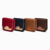 스퀘어 크로스백 만들기 키트 가죽 핸드메이드 바느질 반제품 심플 미니 가방 재료 4종 DIY 세트 공방 취미, 네이비(이벤트)
