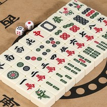 아이보리 마작 패 타일 완벽한 대형 중형 소형 흑백 36mm 40mm, 40애플그린핸드백[테이블보다이칩스]