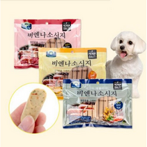 벨버드 반려견 비엔나 소시지 30p, 소고기 + 야채 혼합맛, 4개