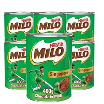 Milo 마일로 초코우유 파우더 캔 (싱가폴) 400g x6캔, 6캔, 6개
