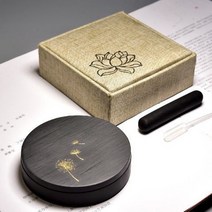 사각 벼루 서예 용품 문화적이고 독창적인 캘리그라피 특수 트럼펫 커버 잉크 스톤 플랫폼 옛날 구덩이 부, 03 1 party C, 03 1 party C
