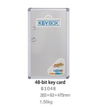 알루미늄 합금 키 캐비닛 벽 마운트 보안 관리 KEYBOX 스토리지 금고 회사 홈 오피스에 대 한 키 카드를 포함, 48-bit key card