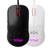 제닉스 TITAN GX AIR 타공 경량 게이밍마우스(화이트)