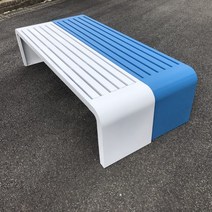 야외 벤치 공원 의자 야외 벤치 야외 레저 의자 목재 화단, 60X40X45CM(화이트 프레임)