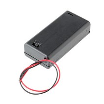 일렉킹 AA 2구 커버 스위치홀더 건전지홀더 배터리케이스, 1개