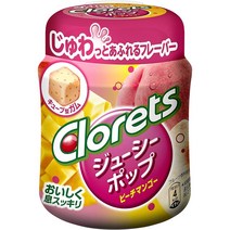 몬델리즈 클로레츠 쥬시팝 피치 망고 보틀 126g 6개, 상품선택
