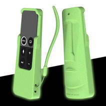 TV 4K 4 세대 sika 실리콘 발광 분실 방지 보호 충격 케이스에 대한 2022 원격 제어 커버, 04 luminous green