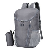 백패킹 배낭 등산 가방 40 50 60 70 80 100 리터 초경량 15l 경량 접이식 방수 및 대용량 야외 여행 남성 및 여성 스포츠, 회색