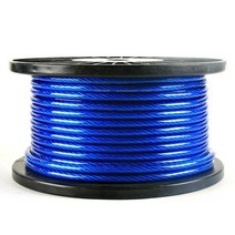 셀로트 4G 주석케이블 접지 앰프작업 전원선 접지선 블럭, 청색 1M