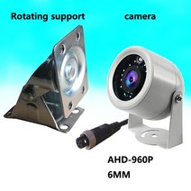 크레인 무선 모니터링 카메라 트럭 트롤리 AHD 디지털 720p960p1080P12V24V 차량 탑재, 03 Camera with bracket_01 12V