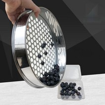 블루베리선별기 스테인레스 등급선별체 최소8mm직경 최대22mm, 단일사이즈, 조리개 8mm