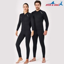 분리형 잠수복 다이빙슈트 수상스키 다이버 스킨스쿠버 서핑 웻 슈트 2mm, 여자하의, 2XL