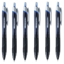 유니볼 제트스트림 볼펜 6개 SXN-150-38, 0.38mm 6개(청6)