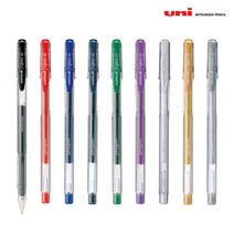 미쯔비시 유니볼 시그노 스탠다드 UM-100 3자루, 그린(0.7)